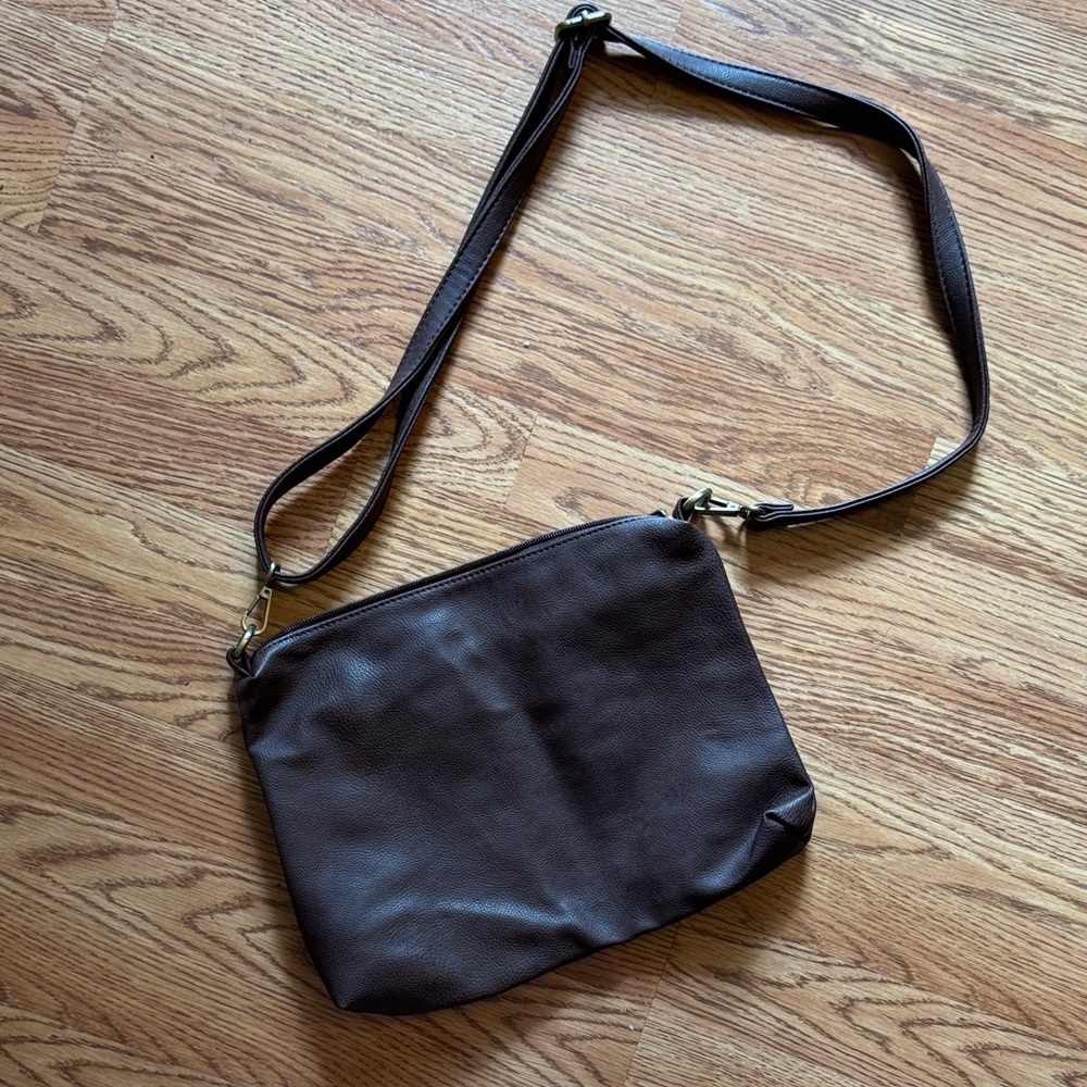 Joy Susan Brown Crossbody Bag